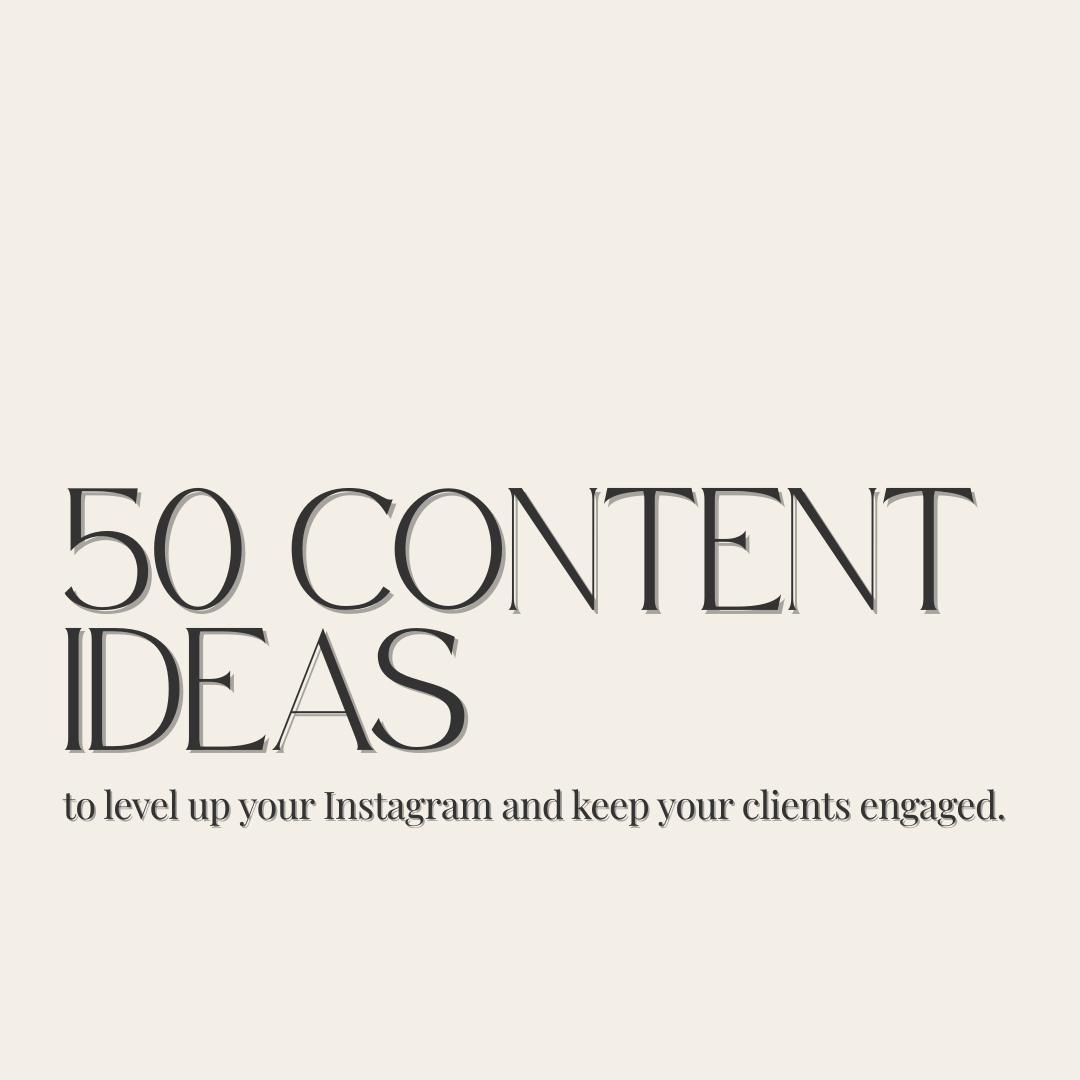 50 Content Ideas