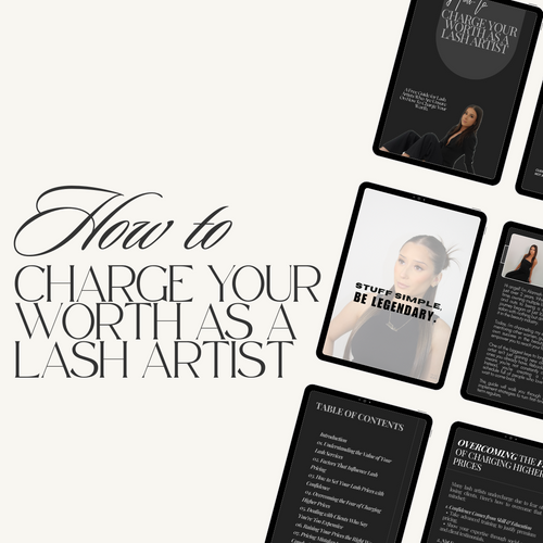 How to charge your worth as a lash artist